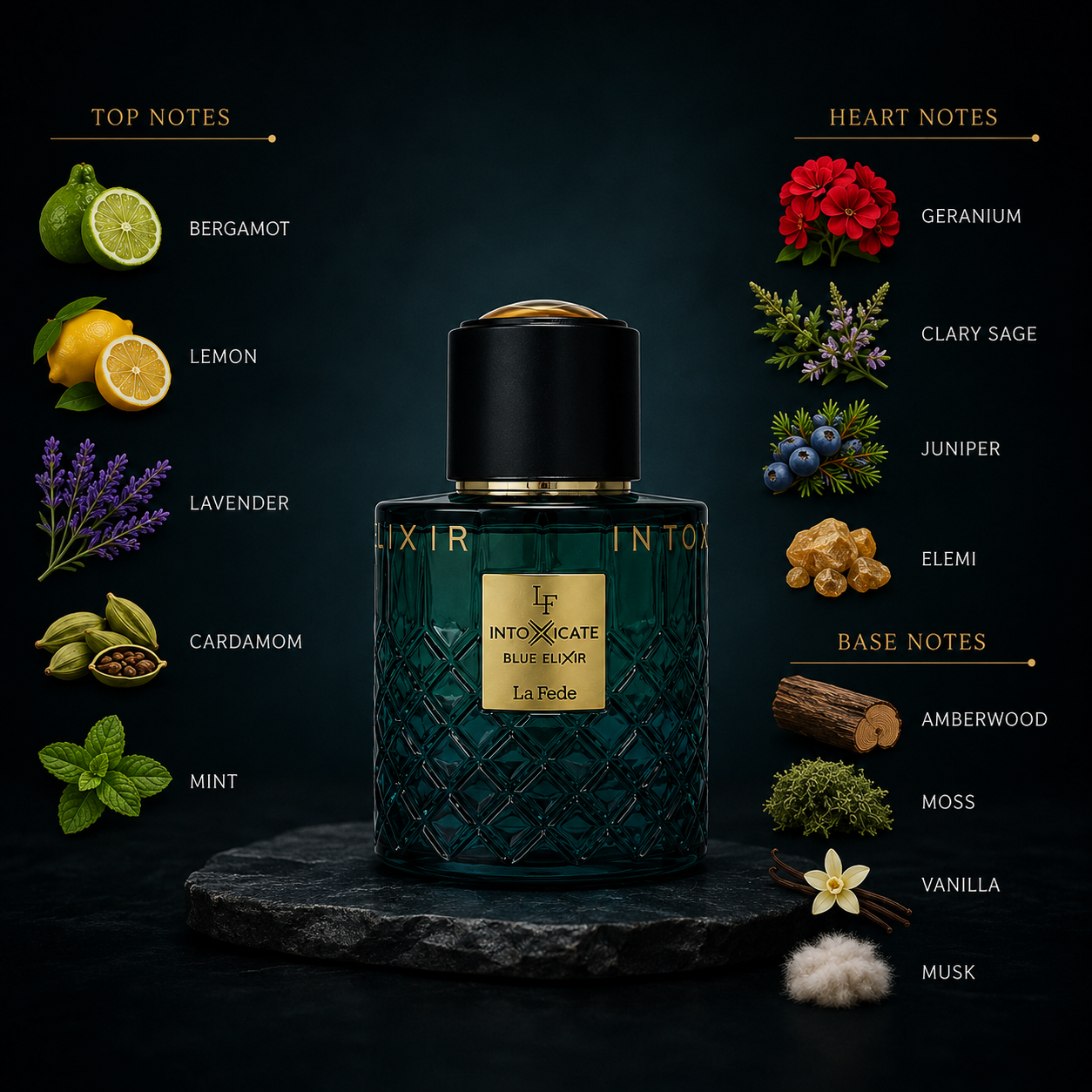 Khadlaj La Fede Intoxicate Blue Elixir EDP 100ML