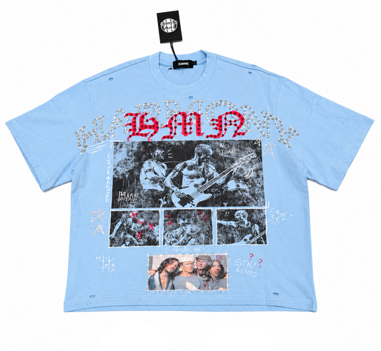 Harmony | Rock Tee - Baby Blue