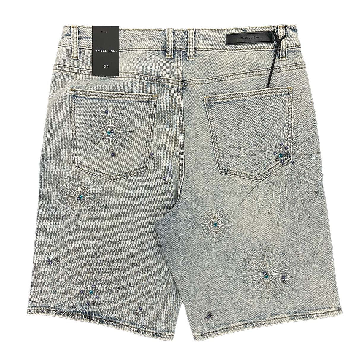 embellish-krystos-jean-shorts-blue-men-jean-shorts-mens-rhinestone-jorts-6-rings-clothing