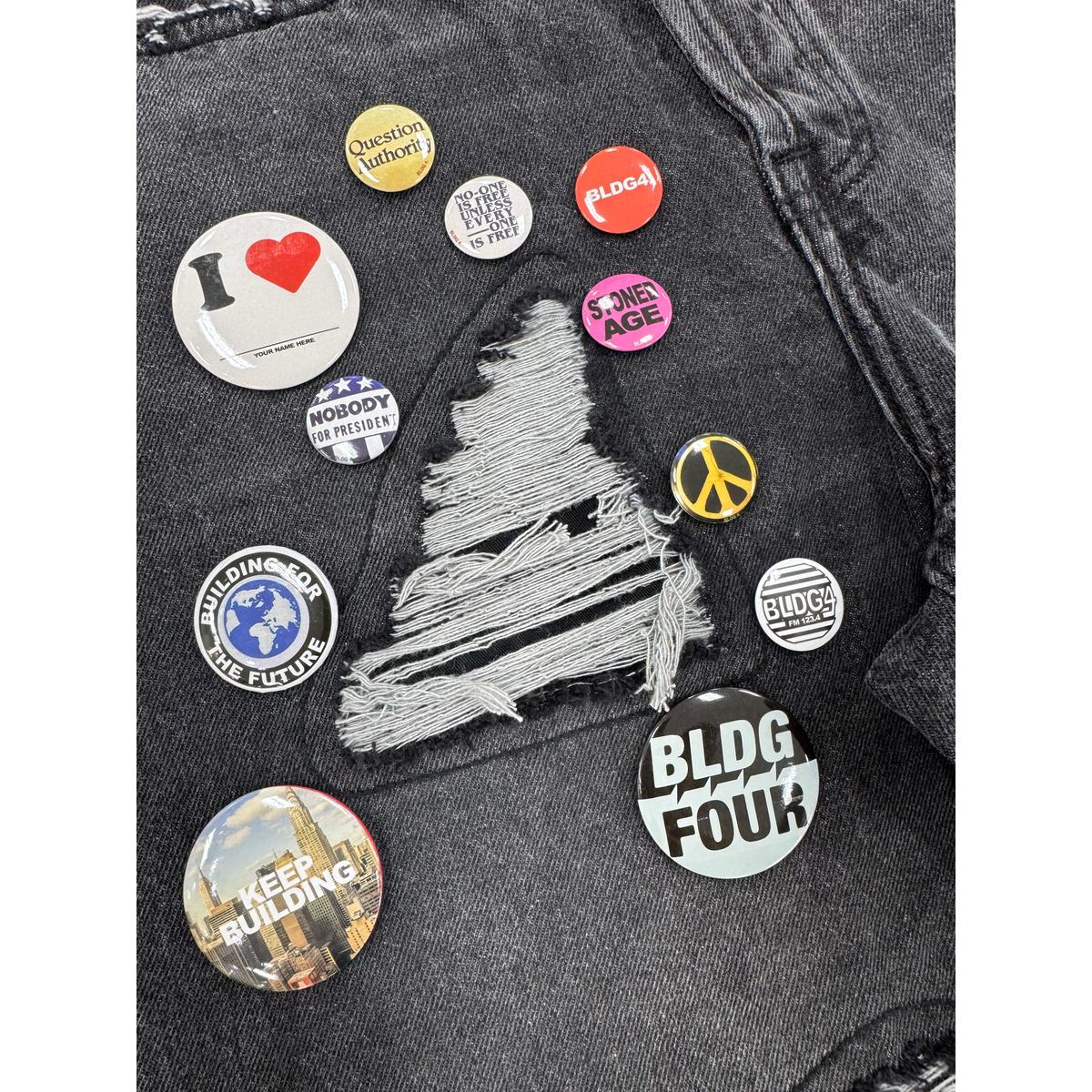 BLDG4 | Pin Boy Jorts - Black Wash