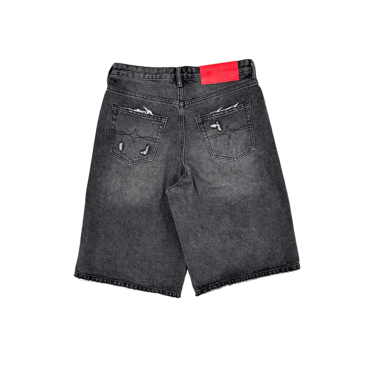 BLDG4 | Pin Boy Jorts - Black Wash