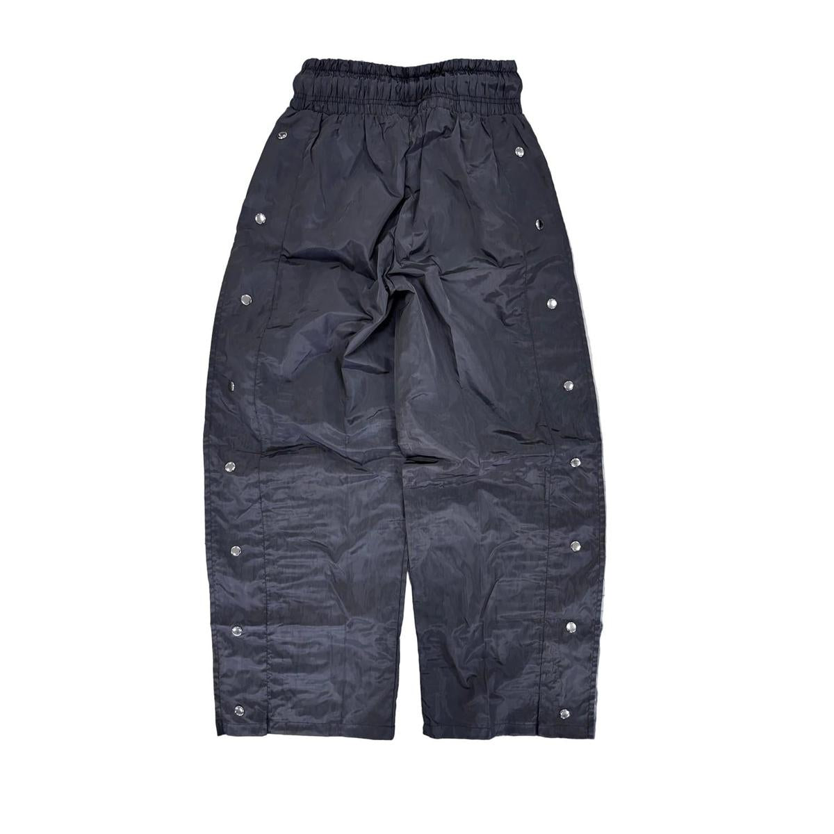Forever Situated | Nylon Track Pants - Black