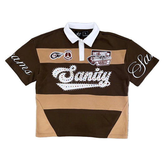 Politics | Sanity Polo Tee - Brown