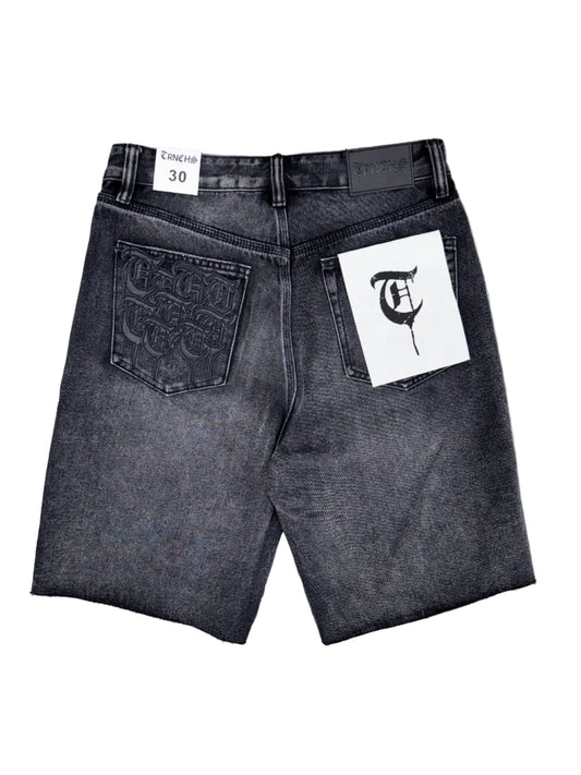 Trnchs | Script Jorts - Black Wash