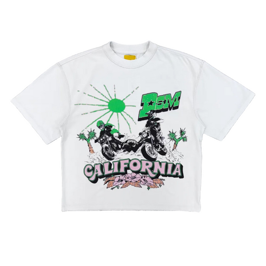 Diet Starts Monday | California Racing Tee - Antique White