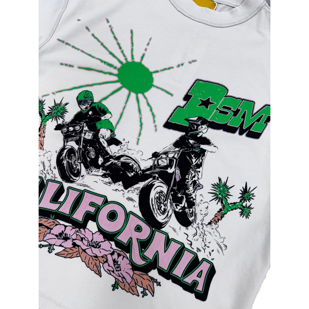 Diet Starts Monday | California Racing Tee - Antique White