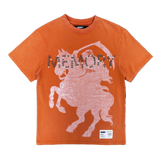 Memory Lane | Studded Tee - Orange