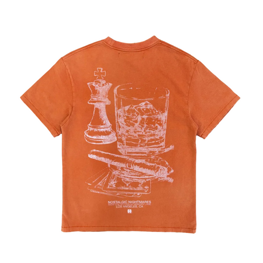 Memory Lane | Studded Tee - Orange