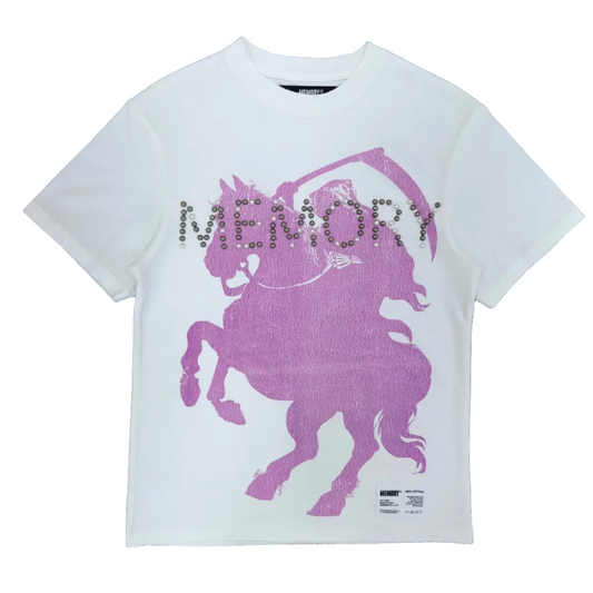 Memory Lane | Studded Tee - White