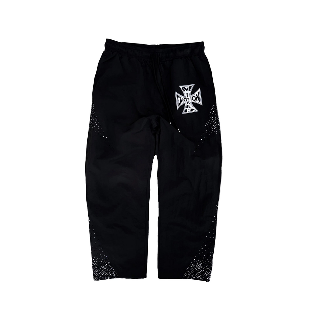 Mixed Emotion | Classic Nylon Pants - Black