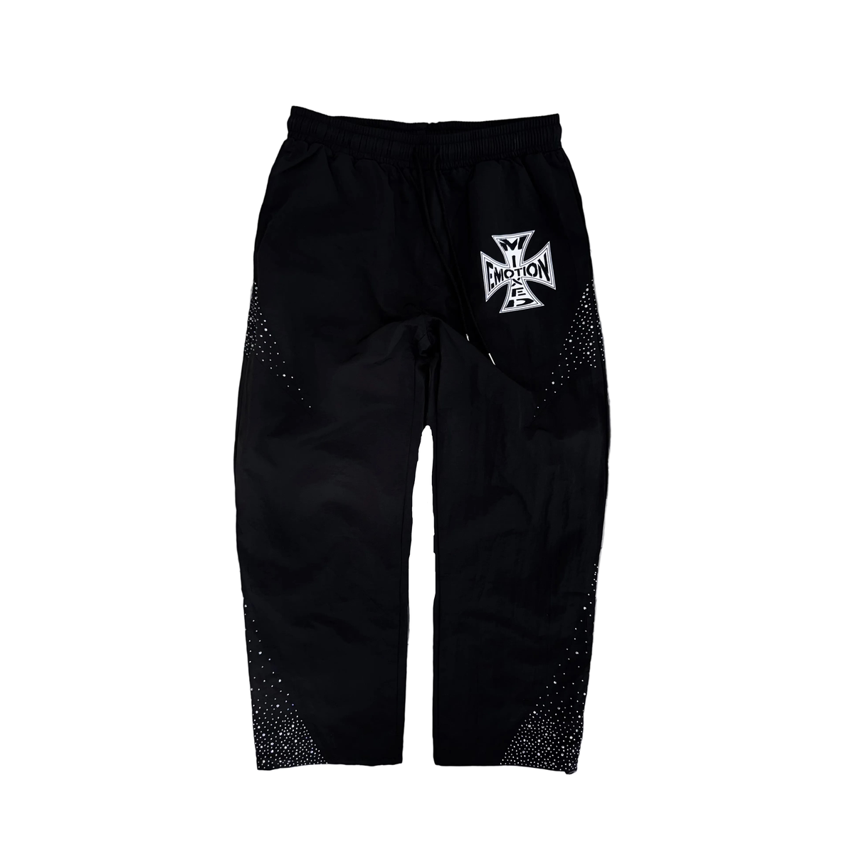 Mixed Emotion | Classic Nylon Pants - Black