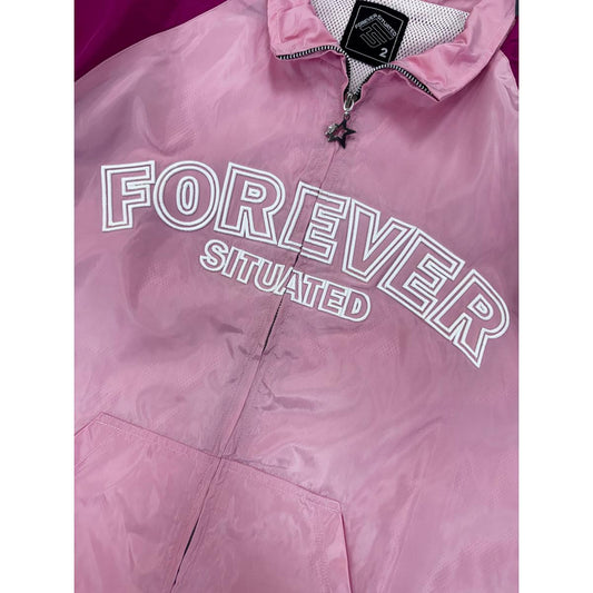 Forever Situated | Track Set Shorts & Top - Pink