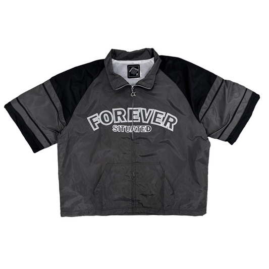 forever situated | Track Set Shorts & Top - Grey