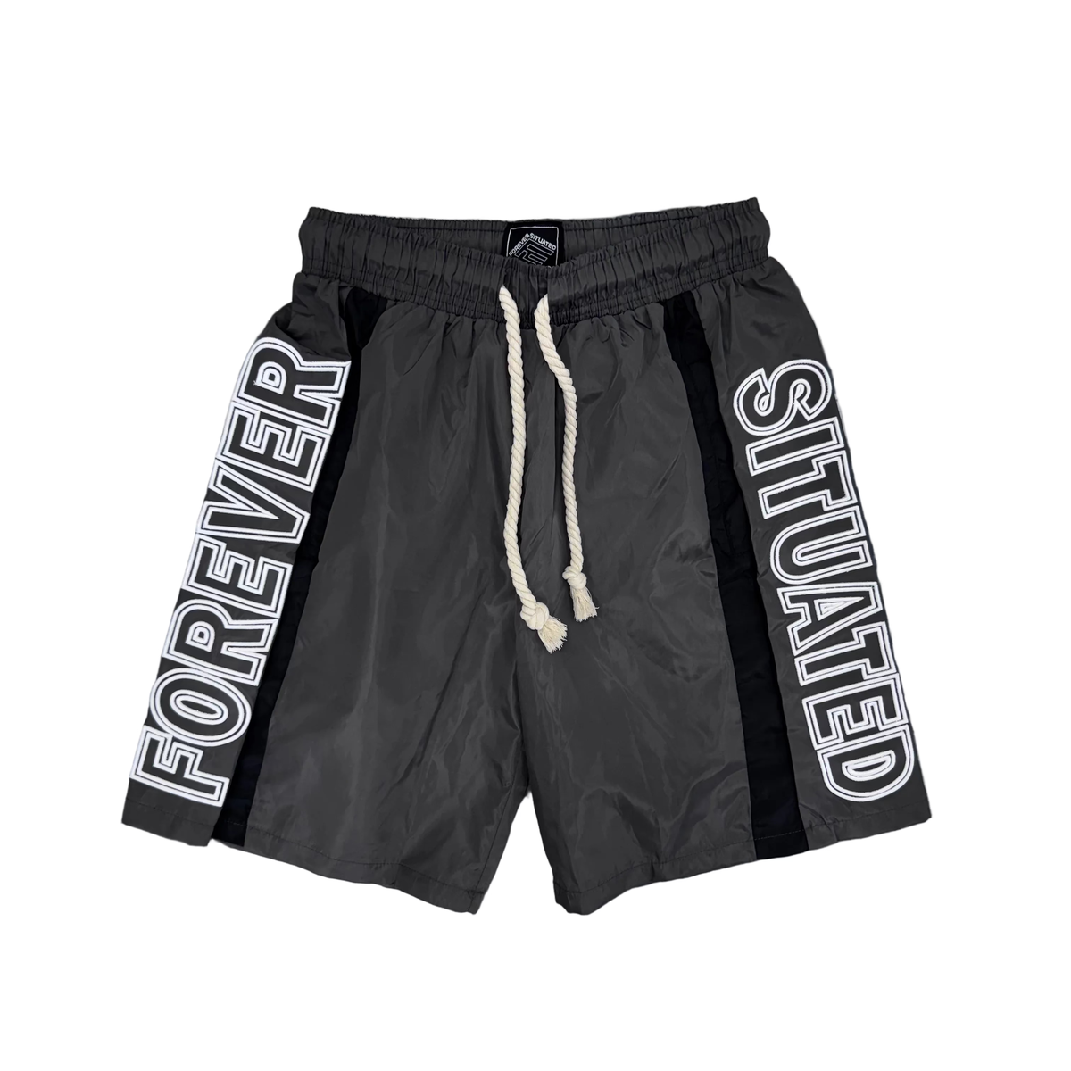 forever situated | Track Set Shorts & Top - Grey