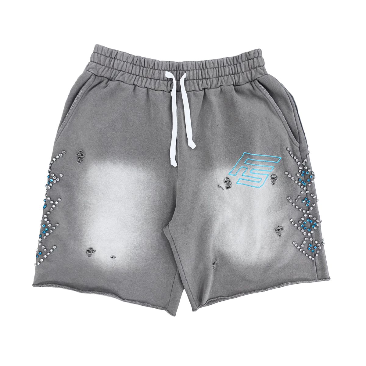 Forever Situated | Rhinestone Terry Shorts