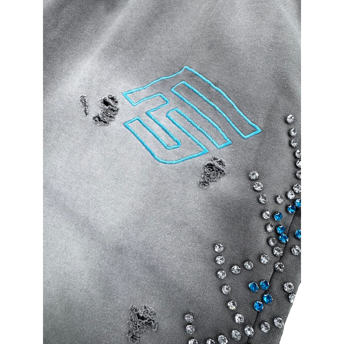 Forever Situated | Rhinestone Terry Shorts