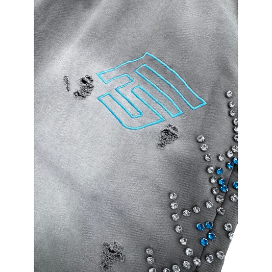 Forever Situated | Rhinestone Terry Shorts