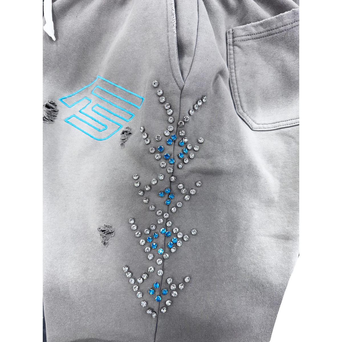 Forever Situated | Rhinestone Terry Shorts