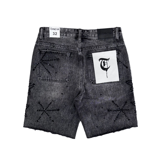 Trnchs | Venom Jorts - Grey Wash