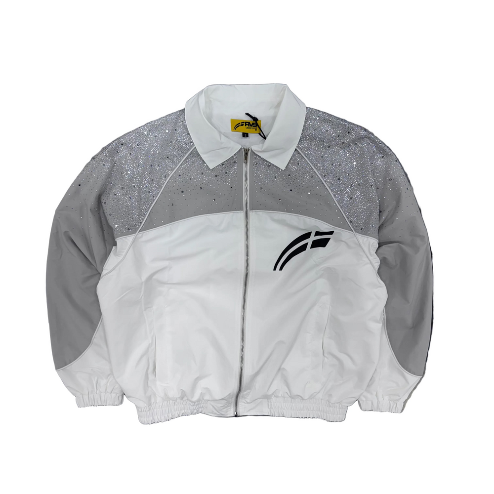 Rvs Labs | Astral Zip Up Jacket - Cool Grey/White