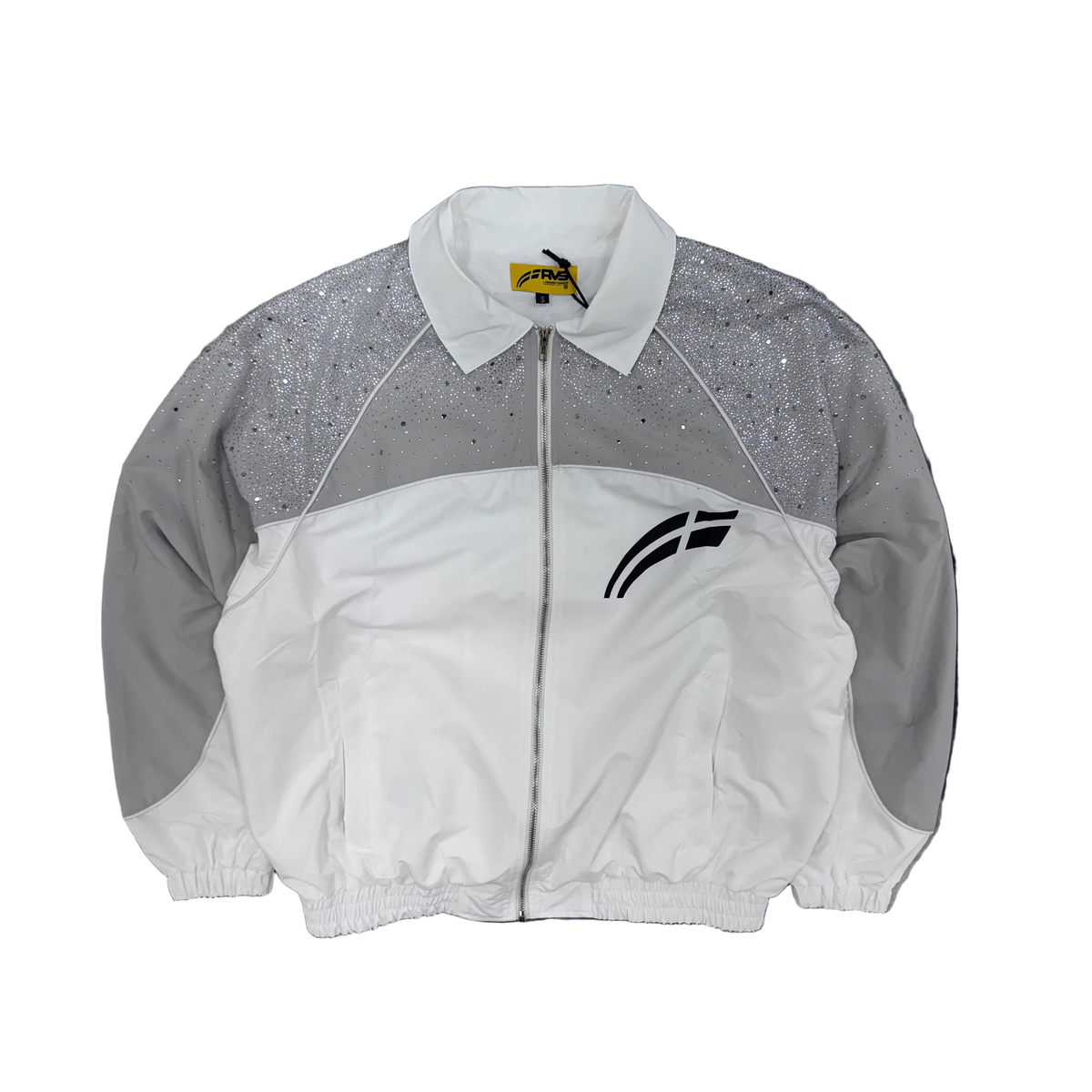 Rvs Labs | Astral Zip Up Jacket - Cool Grey/White