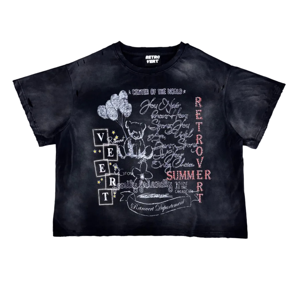 Retrovert | Rhinestone Teddy Tee