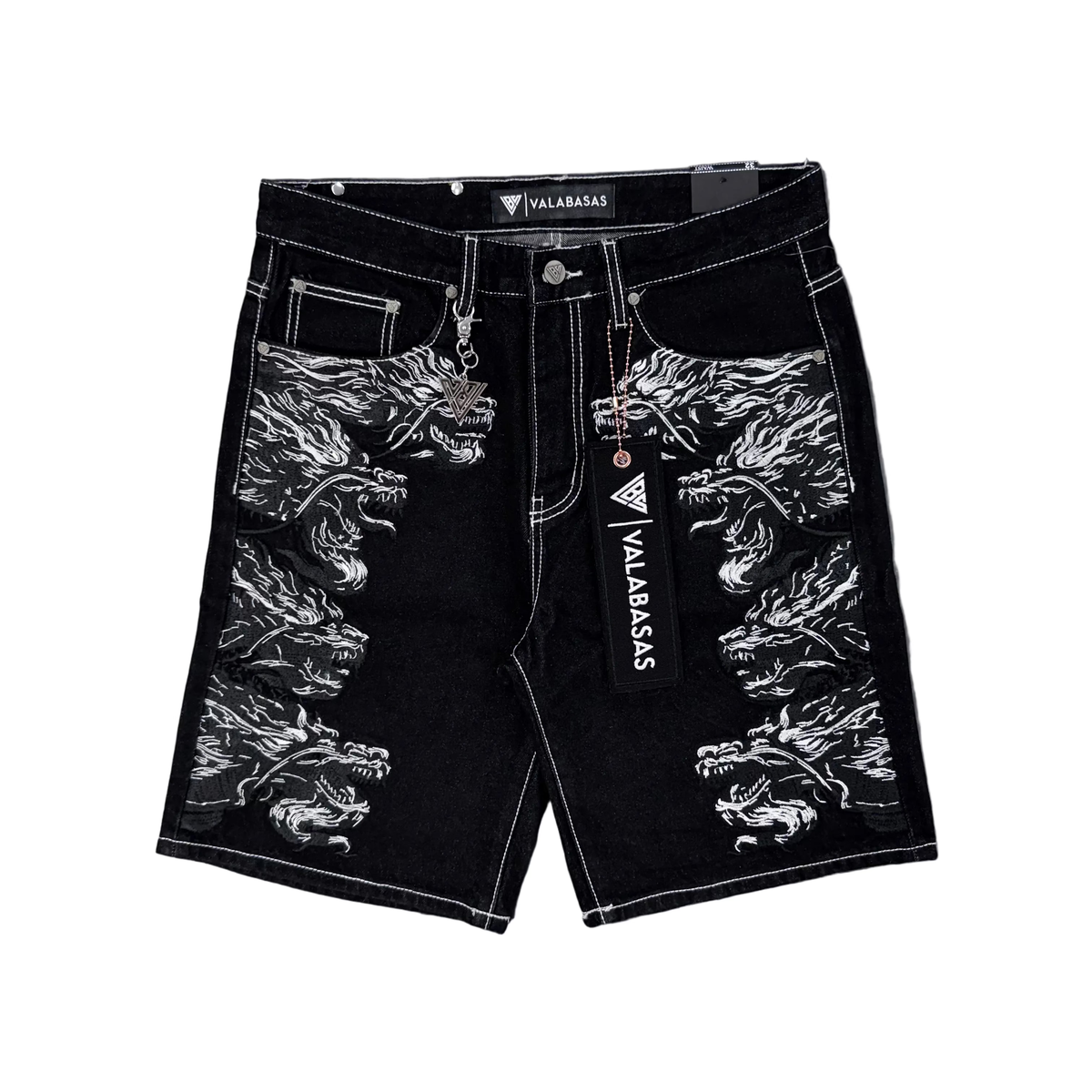 Valabasas | Tsuki Denim Jorts - Jet Black