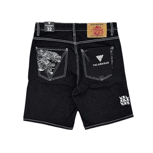 Valabasas | Tsuki Denim Jorts - Jet Black