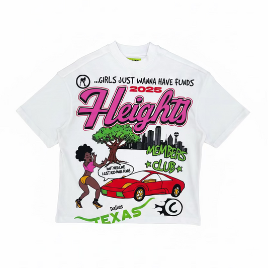 Height District | Girls Wanna Have Funds Tee - White