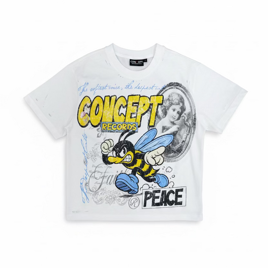 Concept | Records Tee - White