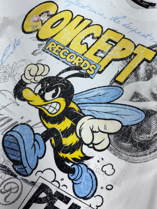Concept | Records Tee - White
