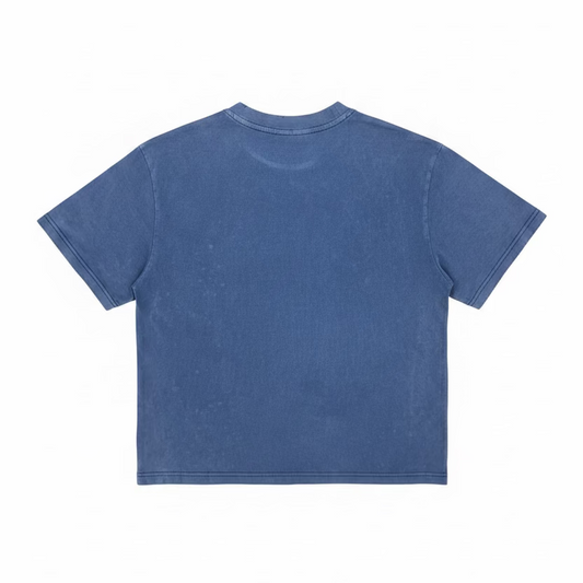 Concept LA | Divine Tee - Teal Blue Wash