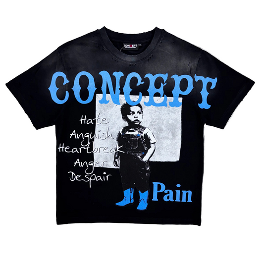 Concept LA | Pain Tee - Black Wash