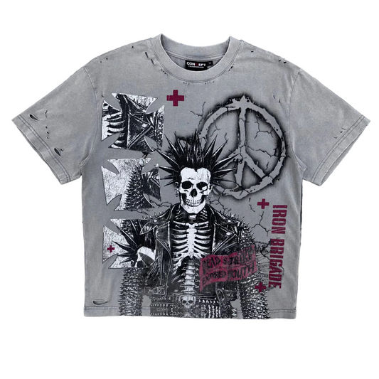 Concept LA | Brigade Tee - Grey Wash