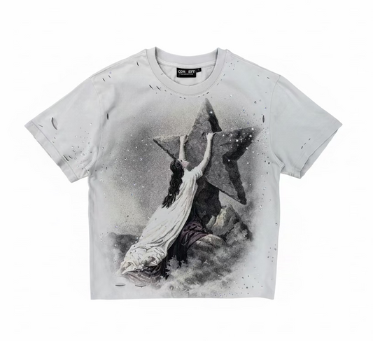 Concept LA | Star Tee - Grey Wash