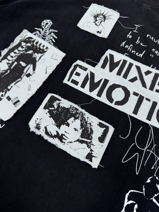 Mixed Emotion | Stamped Tee - Black