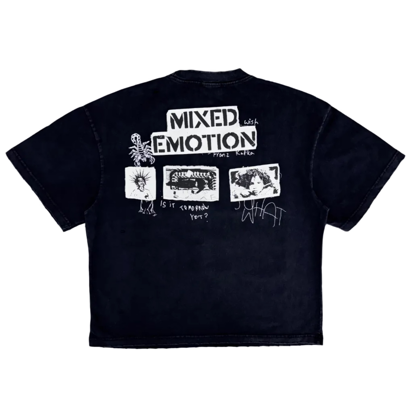 Mixed Emotion | Stamped Tee - Black