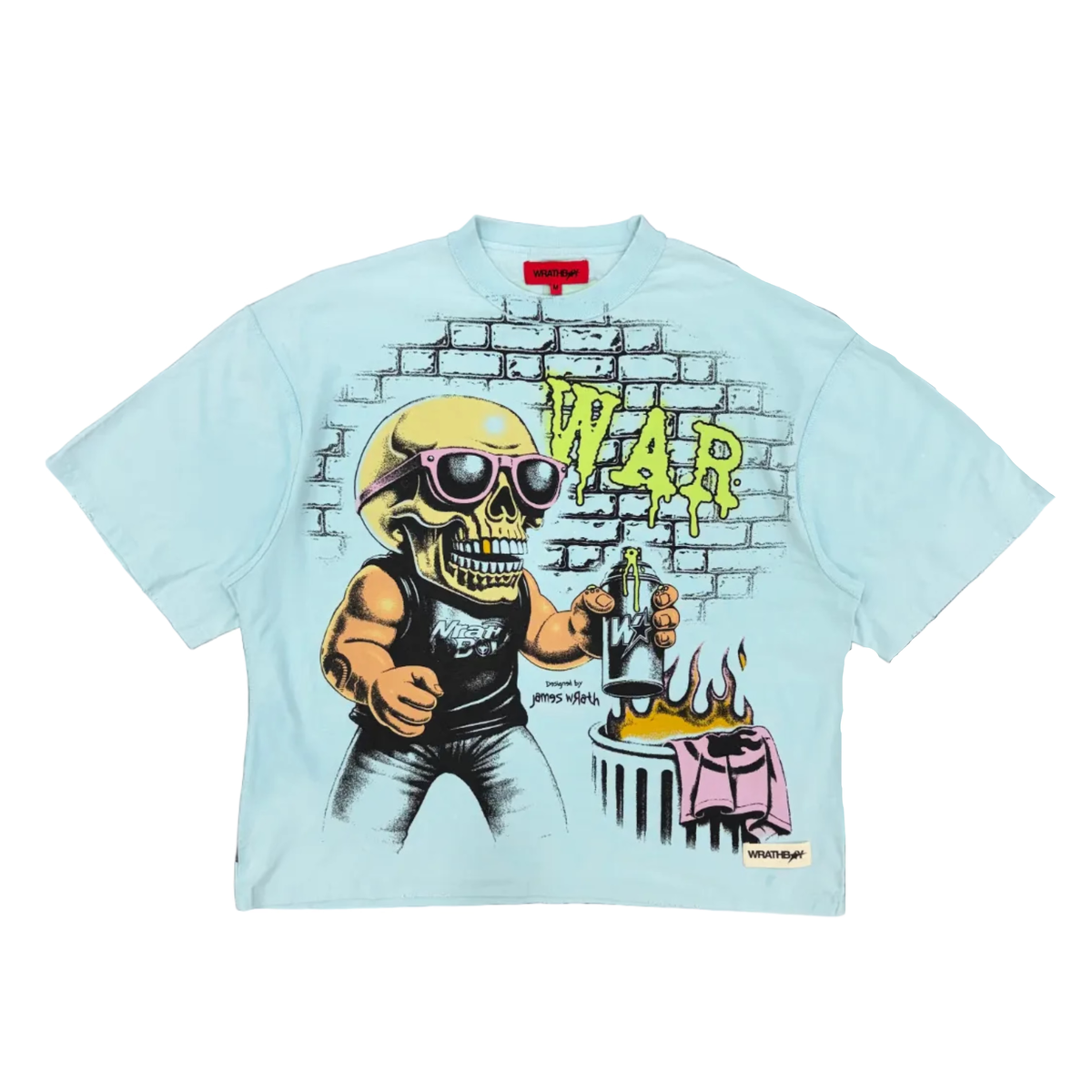 Wrathboy | We Love Wrath Tee - Light Blue
