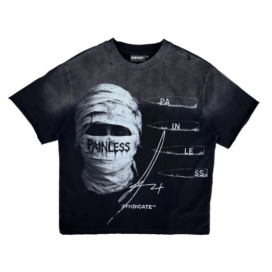 The Syndicate | Painless Tee - Black Wash