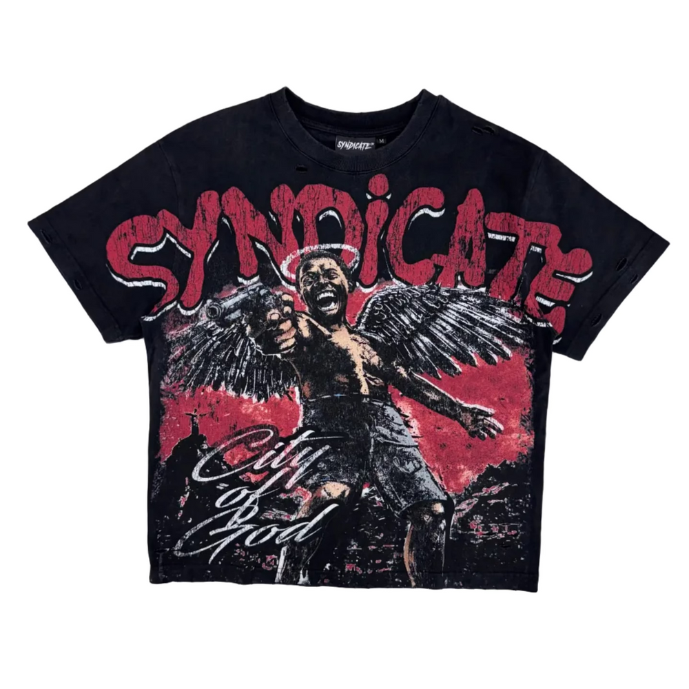 The Syndicate | Little Dice Tee - Black Wash