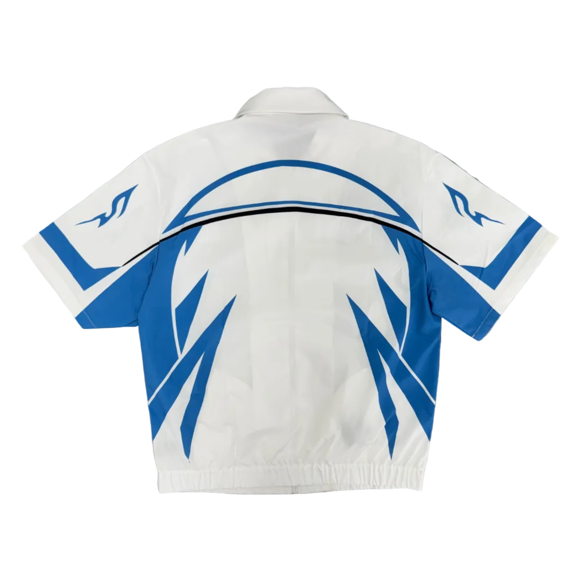 CrxssCut | Velocity Nylon Short Set - White/Blue