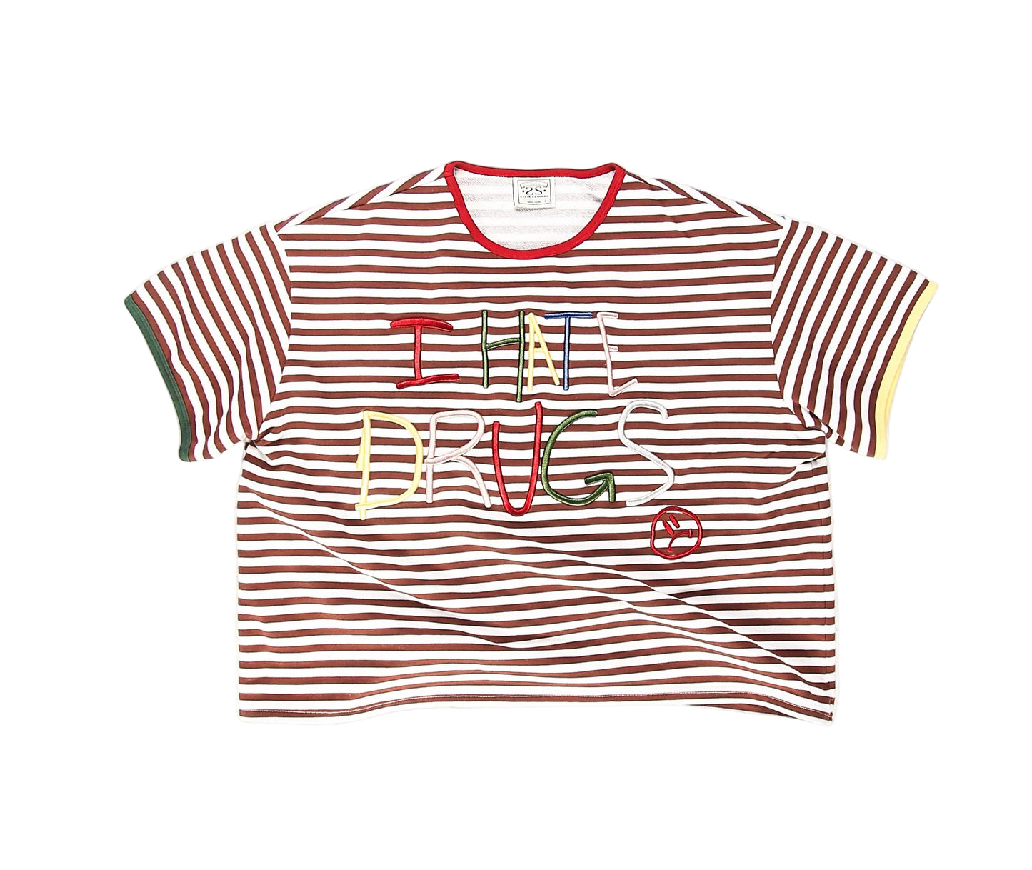 Syair Saihara | I Hate Drugs Tee - Brown