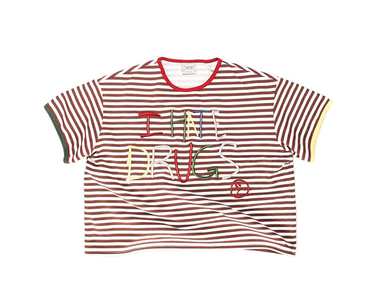 Syair Saihara | I Hate Drugs Tee - Brown