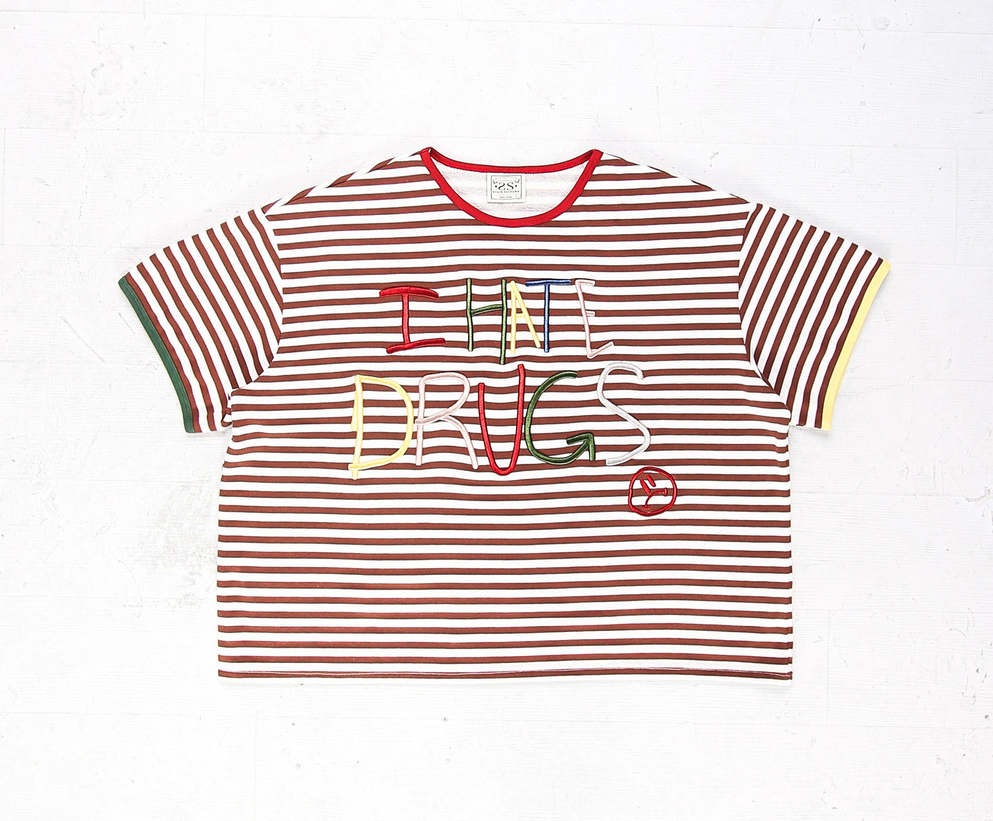 Syair Saihara | I Hate Drugs Tee - Brown