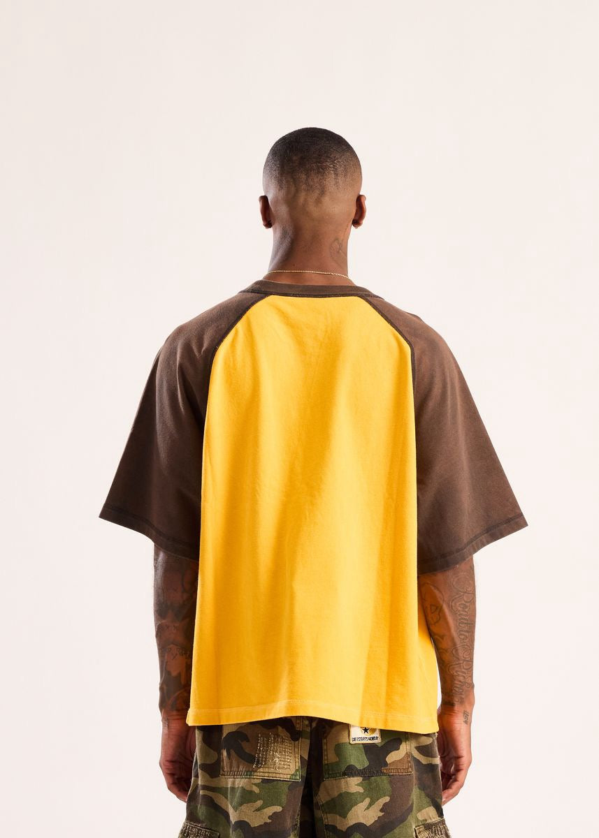 Diet Starts Monday | California Dreamin Tee - Vintage Black/Yellow