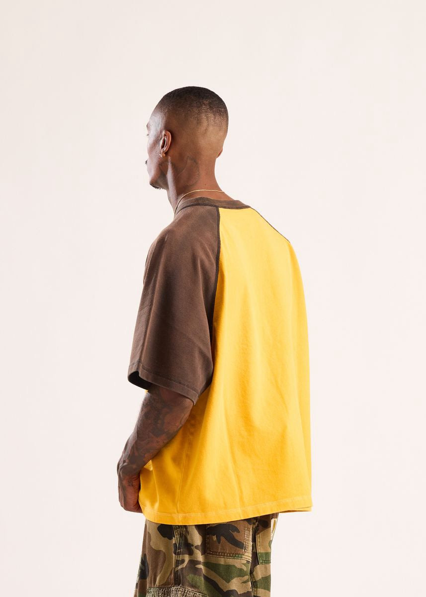 Diet Starts Monday | California Dreamin Tee - Vintage Black/Yellow