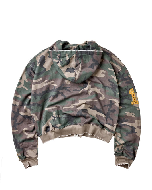 Vale | Zip Up Hoodie - Camo