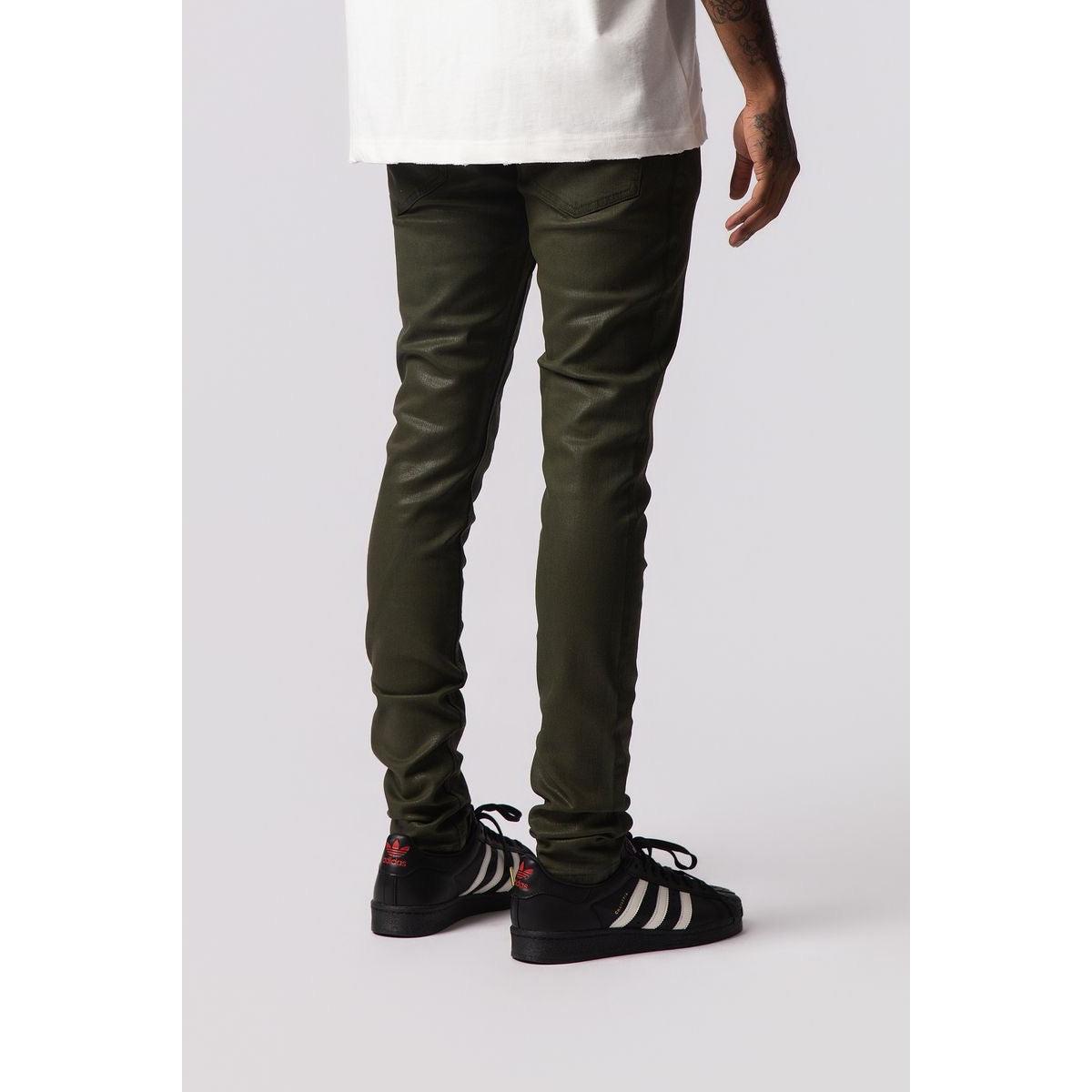 Serenede | Onyx Skinny Jeans - Olive