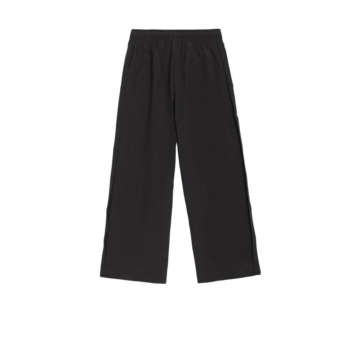 Forever Situated | Nylon Track Pants - Black