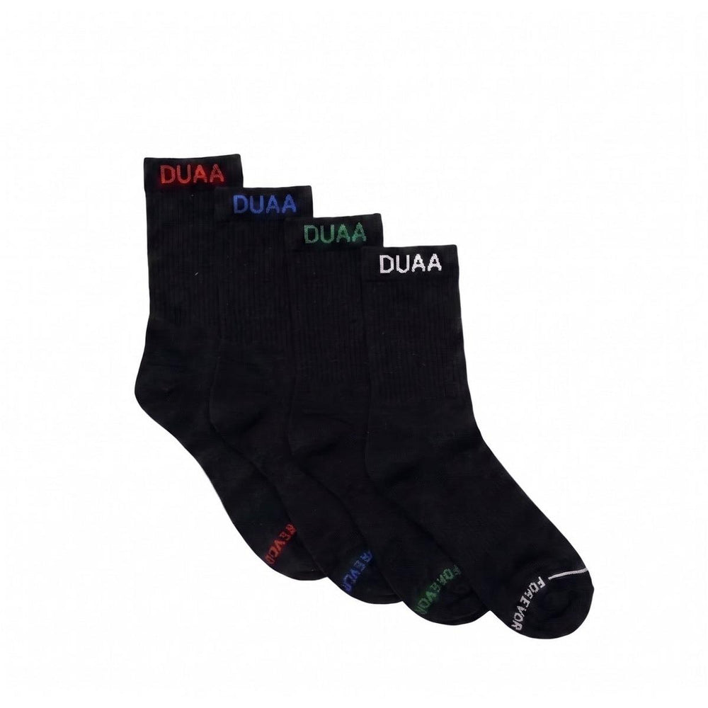 Duaa | Elite Socks 4-Pack - Black